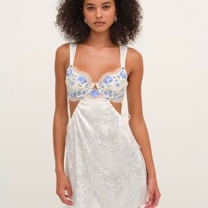 For Love & Lemons Silk Slip Dress XXS